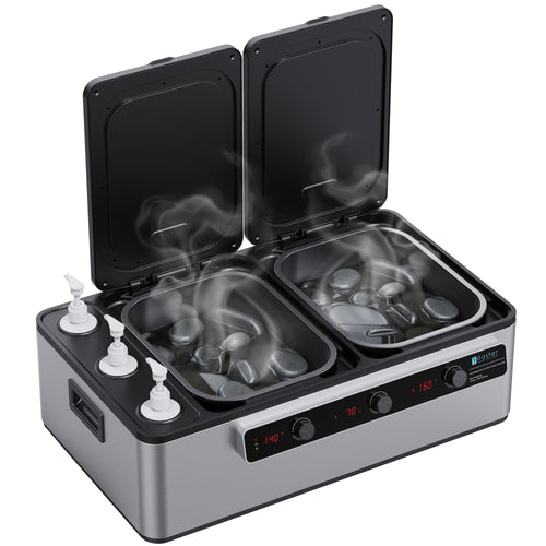 Massagesteen massageolie verwarmen flessenwarmer wellnessmassage Thaise massage lotionverwarmer doseerapparaat verwarmbare massageolieverwarmer voor massagetherapie lotionverwarmer glijmiddelverwarmer massageolieverwarmer olieverwarmer voor massage oliën voor ontspannende massages spa verwarmende massageolie massageolie massageoliën massagelotion massagecrème massageolie massagegel lotionverwarmer glijmiddelverwarmer lichaamsmassageolie