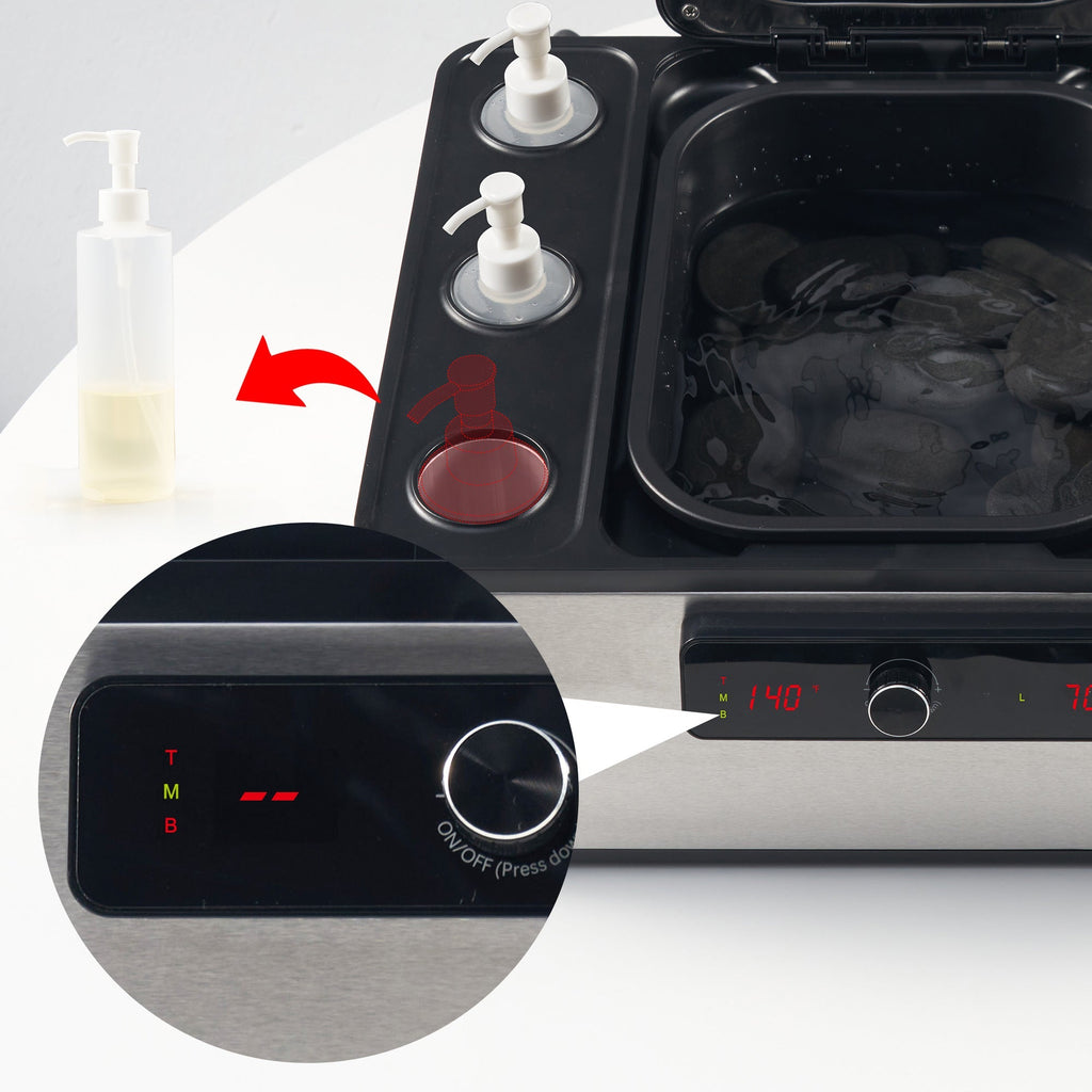 Massagesteen massageolie verwarmen flessenwarmer wellnessmassage Thaise massage lotionverwarmer doseerapparaat verwarmbare massageolieverwarmer voor massagetherapie lotionverwarmer glijmiddelverwarmer massageolieverwarmer olieverwarmer voor massage oliën voor ontspannende massages spa verwarmende massageolie massageolie massageoliën massagelotion massagecrème massageolie massagegel lotionverwarmer glijmiddelverwarmer lichaamsmassageolie