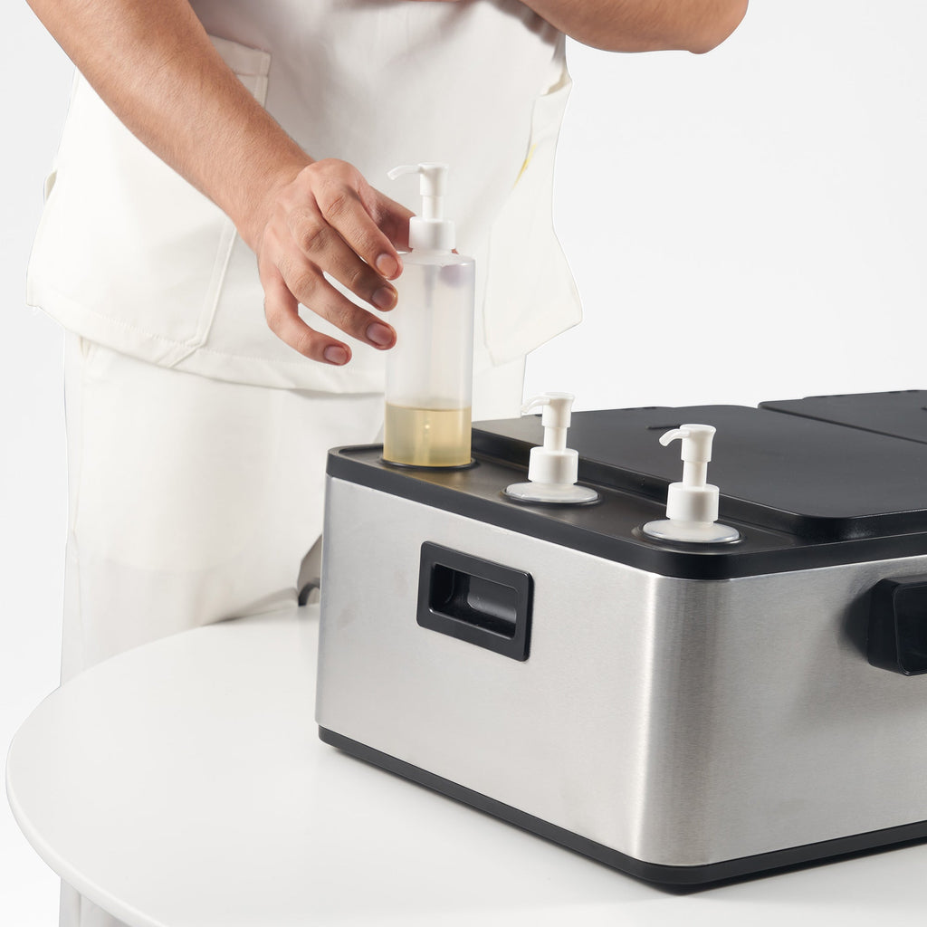 Massagesteen flessenwarmer voor het verwarmen van massageolie wellnessmassage Thaise massage salon- en spa-apparatuur, massageolieverwarmer, massageolieverwarmer voor massagetherapie, oliën voor ontspannende spa-massages, massageolie, verwarmingsapparaat voor massageolie, massagetherapie, massagesteenverwarmer, verwarmer voor warme stenen, verwarmingsapparaat voor warme stenen, verwarmingsapparaat voor warme stenen, warme steen, verwarmer voor warme stenen