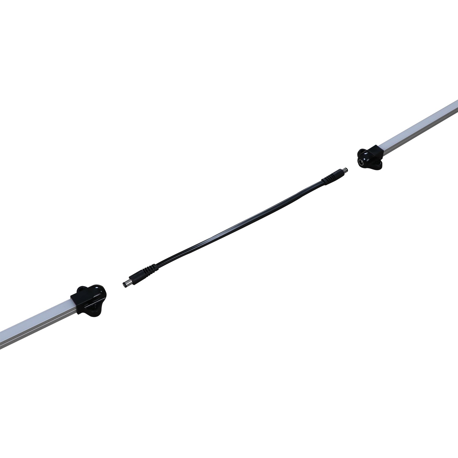 Master Massage Montclair™ mobiele massagetafel met sfeerverlichtingspakket, traagschuim en inklapbaar houten frame - sneeuwwit