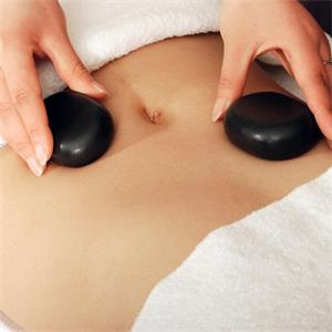 Master Massage grote ovale basalt hotstone-massagestenen (X)