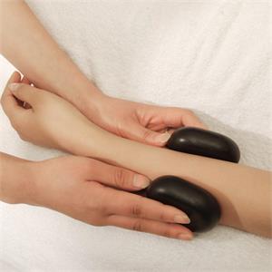 Master Massage grote ovale basalt hotstone-massagestenen (X)