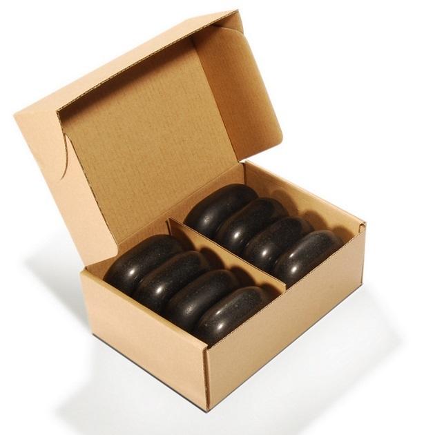 Master Massage Grote ovale basalt hotstone-massagestenen Amerikaans merk (X)