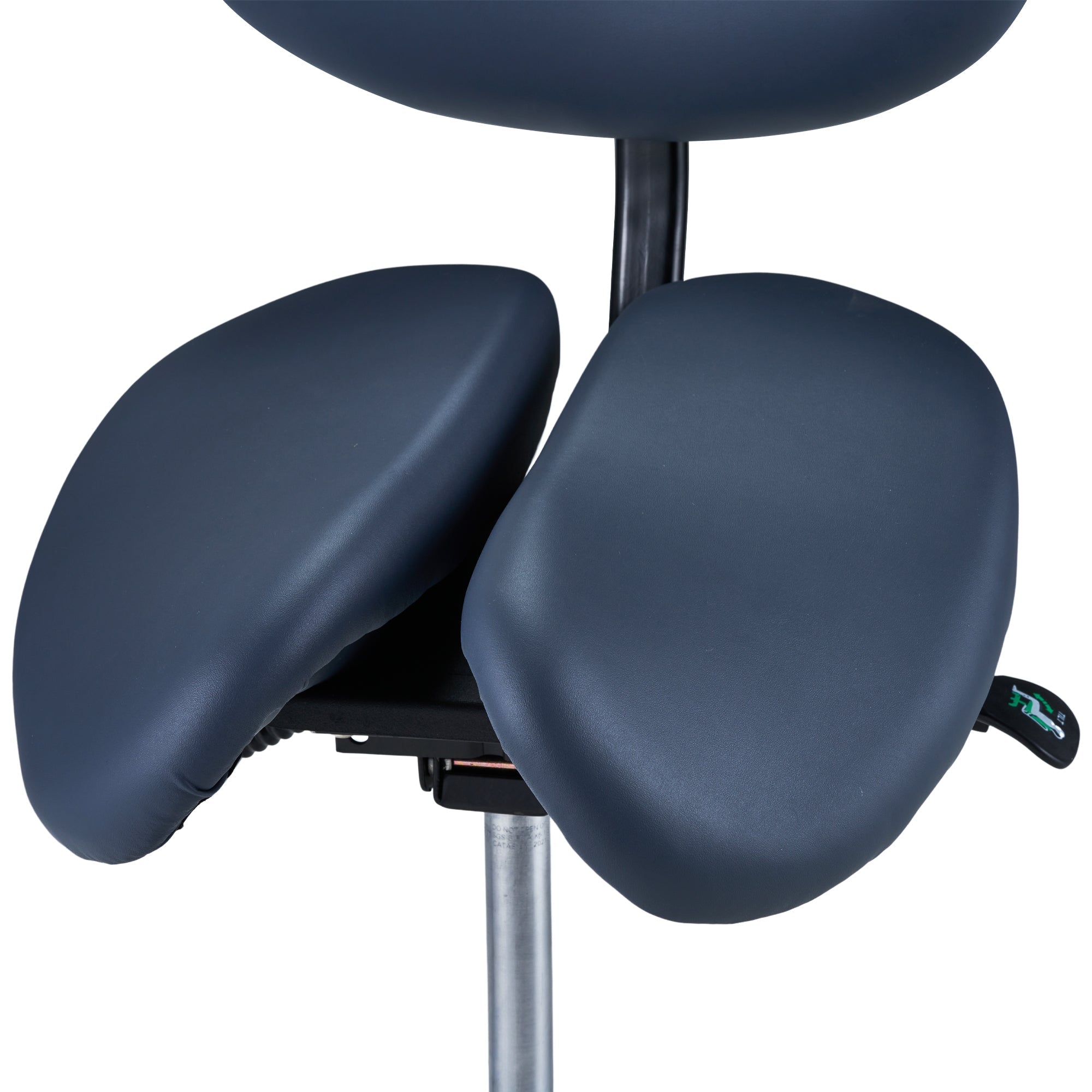 Master Massage Berkeley™ zadelkruk rolkruk met rugleuning in split-seat-stijl met twee kantelopties koningsblauw