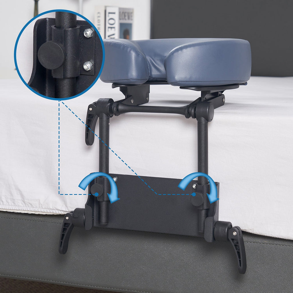 Master Massage hoofdsteun met frame, opzetstuk voor hoofdondersteuning, accessoire voor massage op matras / bed thuis
