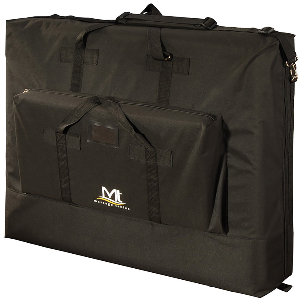 MT Massage draagtas met schouderriem zonder wielen voor 64cm massagetafels, nylon voor nog gemakkelijker vervoer - zwart