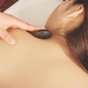 Master Massage basaltsteen in Maltezer vorm voor hotstone-massage, verpakking van 10 stuks