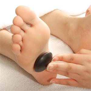 Master Massage basaltsteen in Maltezer vorm voor hotstone-massage, verpakking van 10 stuks