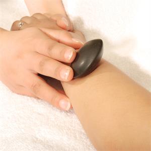 Master Massage basaltsteen in Maltezer vorm voor hotstone-massage, verpakking van 10 stuks