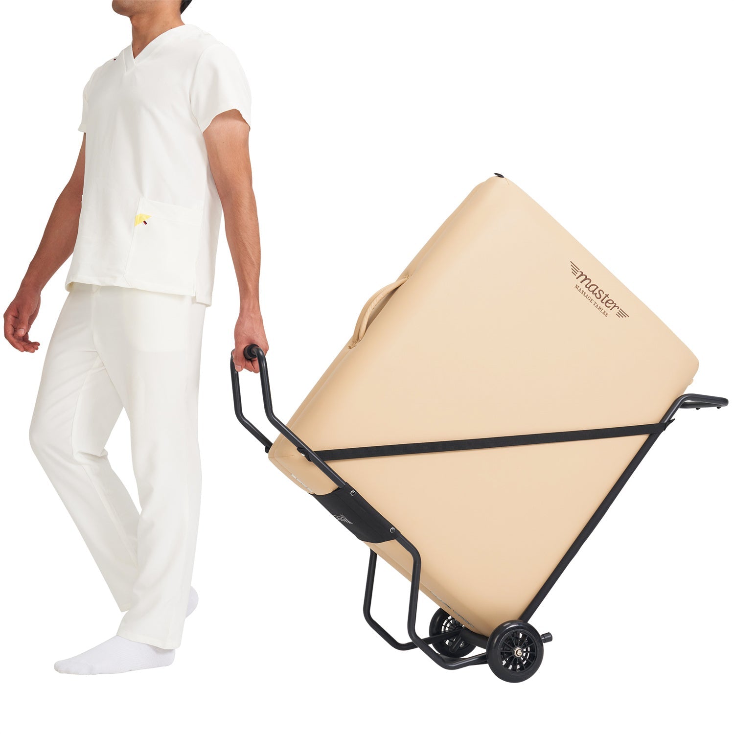 Master Massage universele transporttrolley/steekwagen voor massagetafel