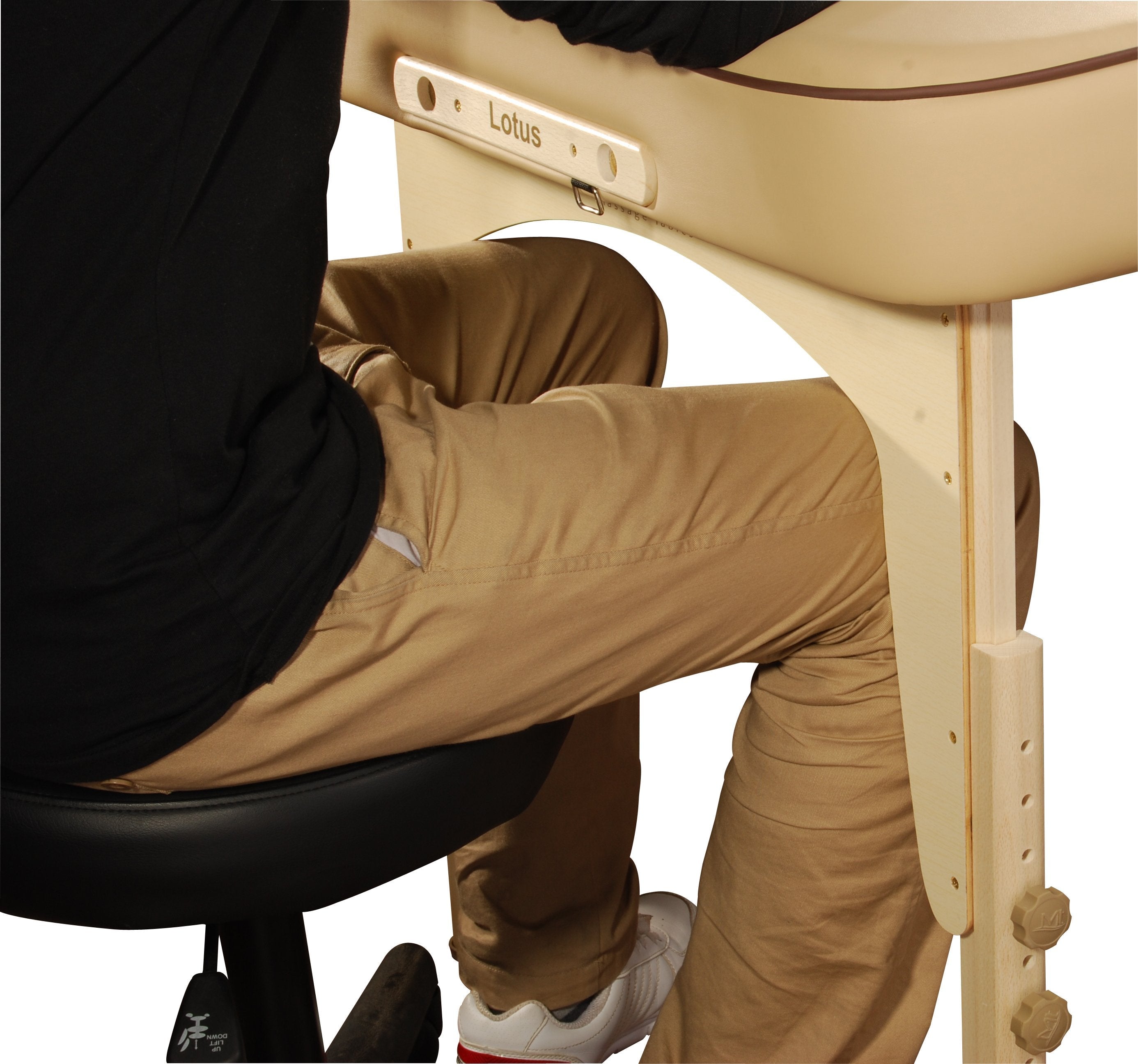 Mt Massage 30 " Midas Tilt draagbare massagetafelset met rugleuning Liftback tattoo- en salontafel koningsblauw