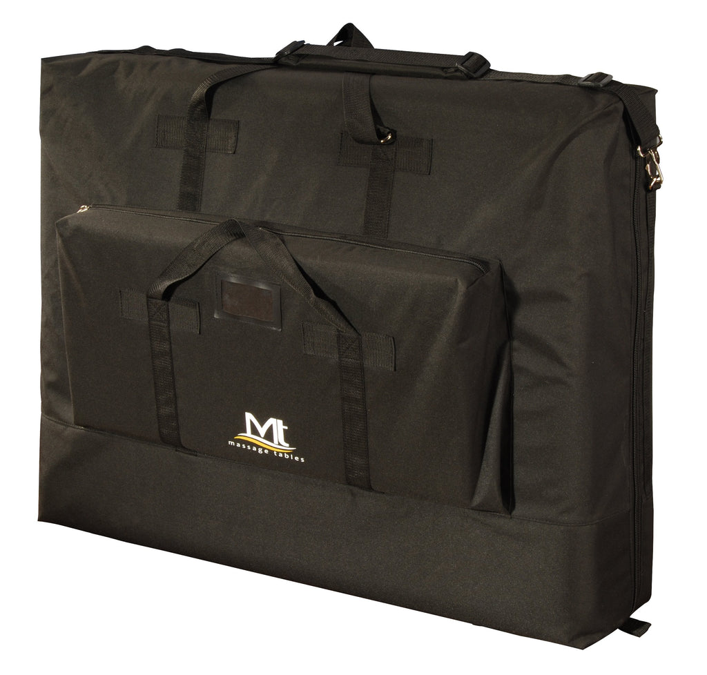 Mt Massage 30 "Midas Tilt draagbare massagetafelset met opklapbare rugleuning, tafel voor tattooshops en salons, zwart