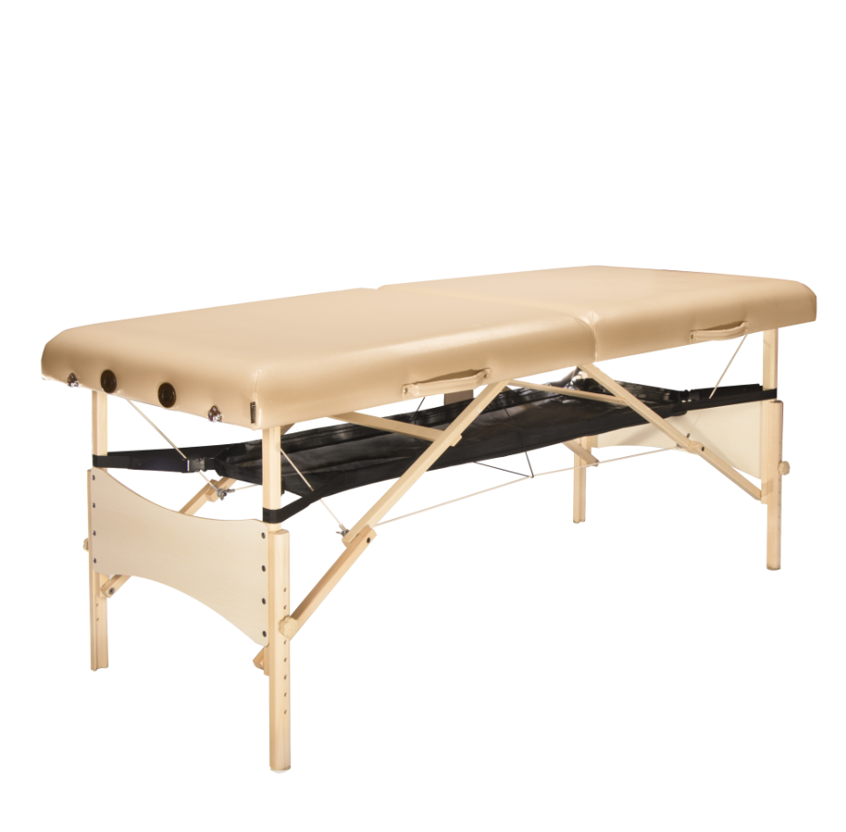 Master Massage-hangmat, Porta-rek, voor draagbare massagetafel met houten frame, opbergruimte voor bolsters, kussens, kussens, lakens en accessoires, creëert meer ruimte onder uw tafel (massagetafel niet inbegrepen)