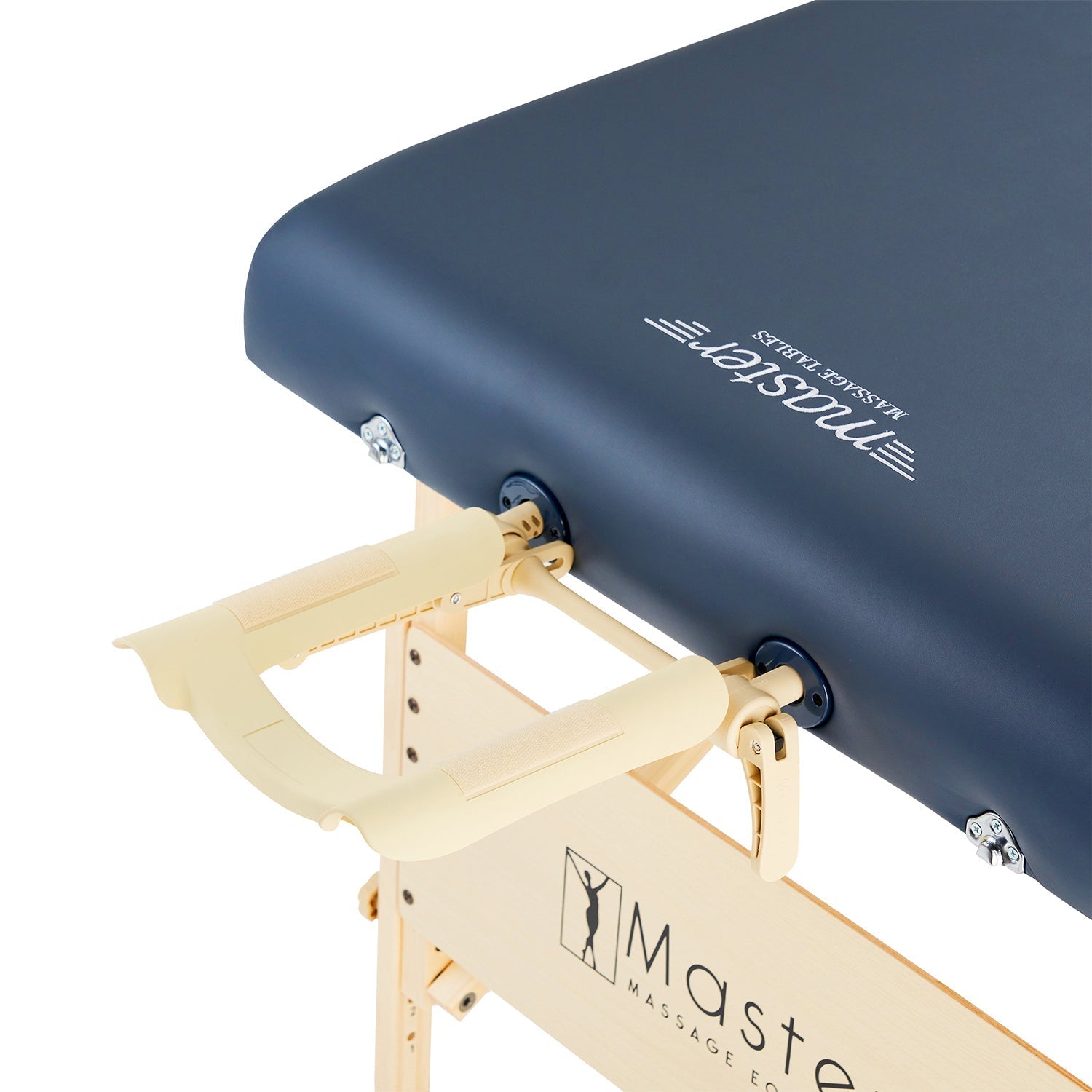 Master Massage 71cm Coronado™ mobiele massagetafel pakket met inklapbaar houten frame - koningsblauw