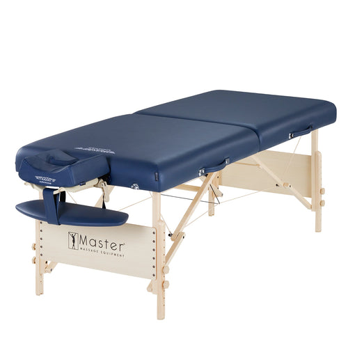 Master Massage 71cm Coronado™ mobiele massagetafelset met inklapbaar houten onderstel - koningsblauw Massagetafel Massagebank Massagebed Massagetafel inklapbare massagetafel Mobiele massagetafel Therapietafel Behandeltafel Koffermassagetafel Behandelbank draagbare massagetafel Massagetafels voor huisbezoeken in hoogte verstelbare massagebank Cosmetische behandeltafel Professionele massagetafel Inklapbare massagetafel Verzorgingstafel Tattootafel Onderzoekstafel