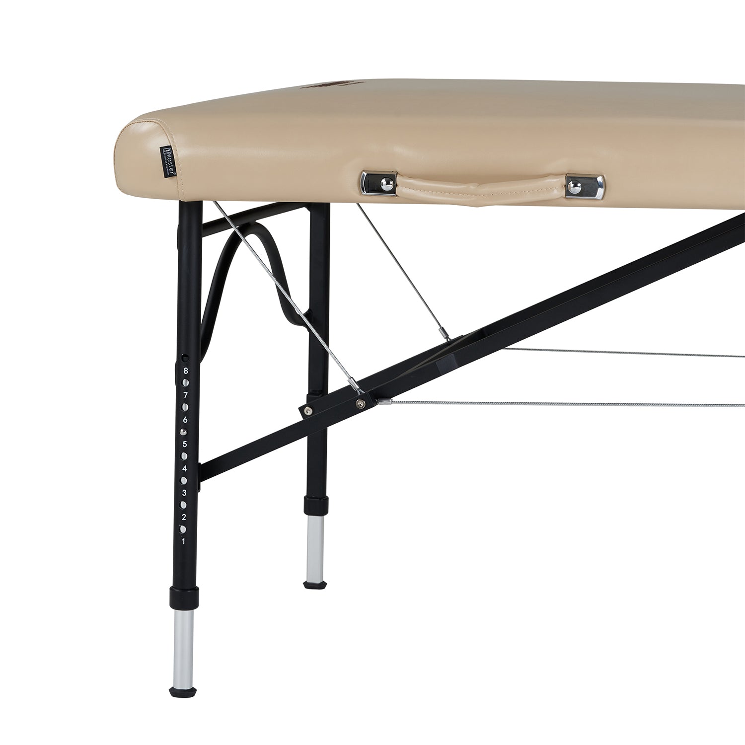 Master Massage 76cm ProAir™ mobiele massagetafel met NanoSkin™ en inklapbaar aluminium frame - beige