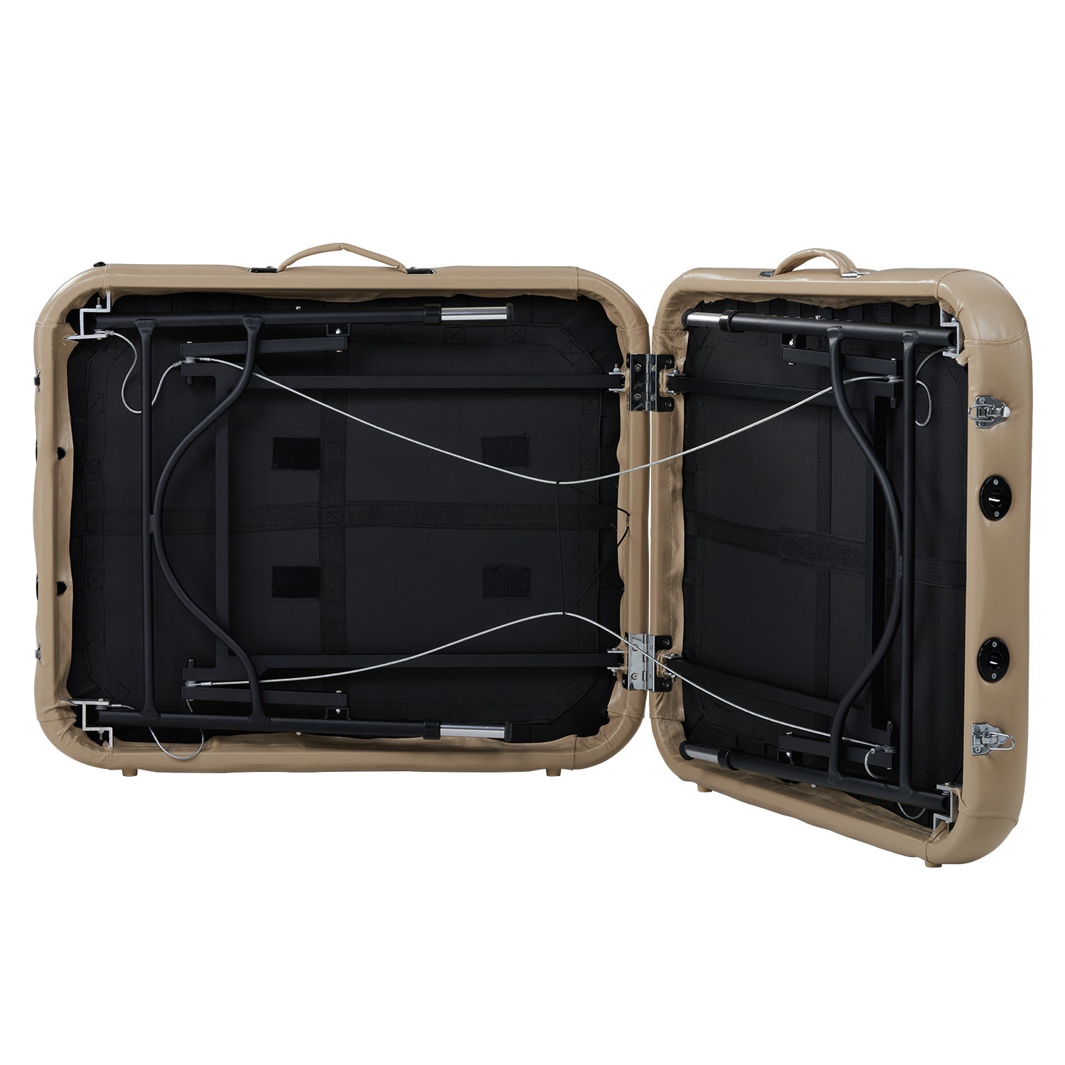 Master Massage 76cm ProAir™ mobiele massagetafel met NanoSkin™ en inklapbaar aluminium frame - beige