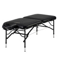 Master Massage 76cm Stratomaster™ mobiele massagetafel met NanoSkin™ en inklapbaar aluminium frame - zwart