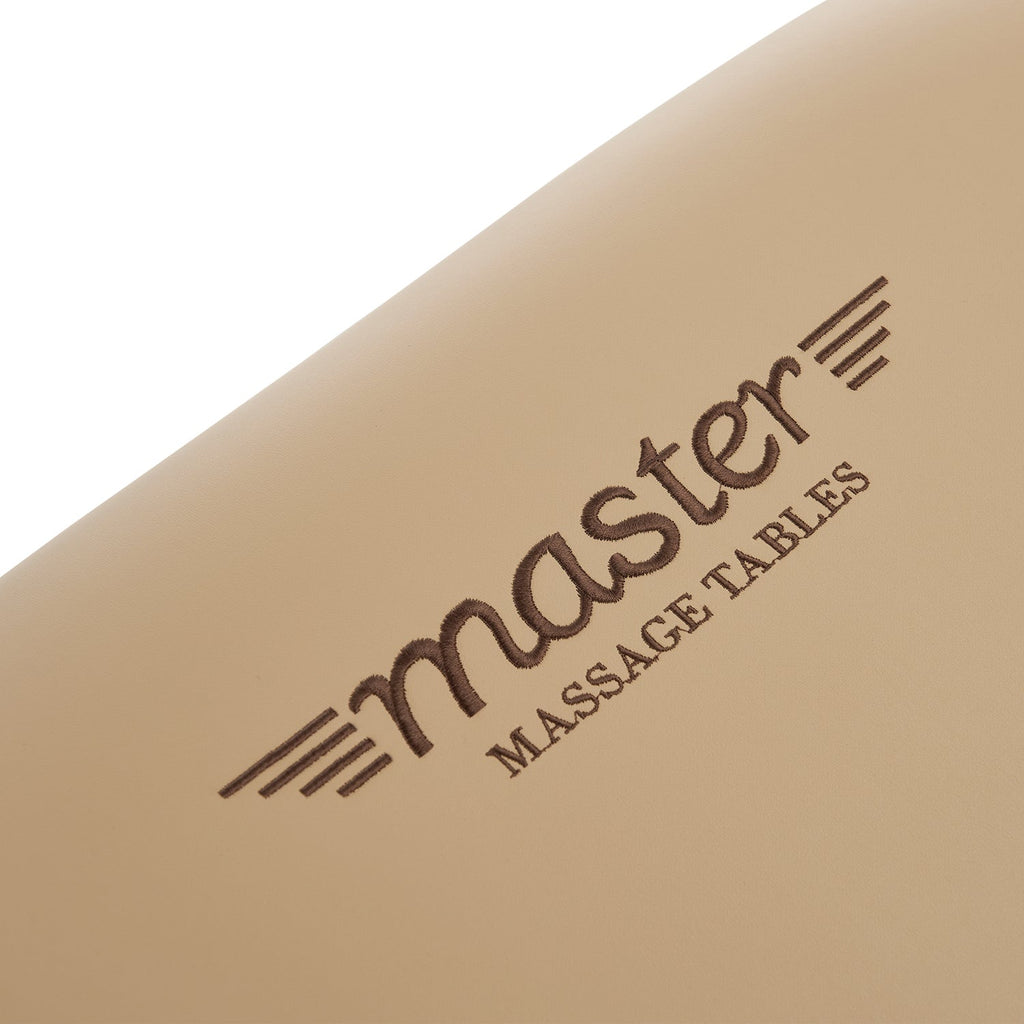 Master Massage 79cm SpaMaster™ Salon stationaire massagetafel met rugleuning, armleuning & traagschuim - beige