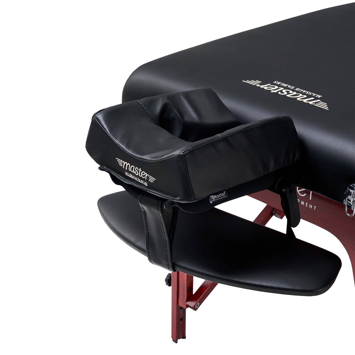 Master Massage ErgonomicDream™ hoofdsteun gezichtskussen voor massagetafel zwart