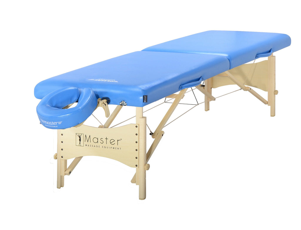 Master Massage 76cm Skyline draagbare mobiele massagetafel massagebed massagebank cosmetische behandeltafel Marina blauw