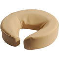 Master Massage hoofdsteunkussen met neusuitsparing, gezichtskussen voor massagetafel, traagschuim met klittenband - Beige