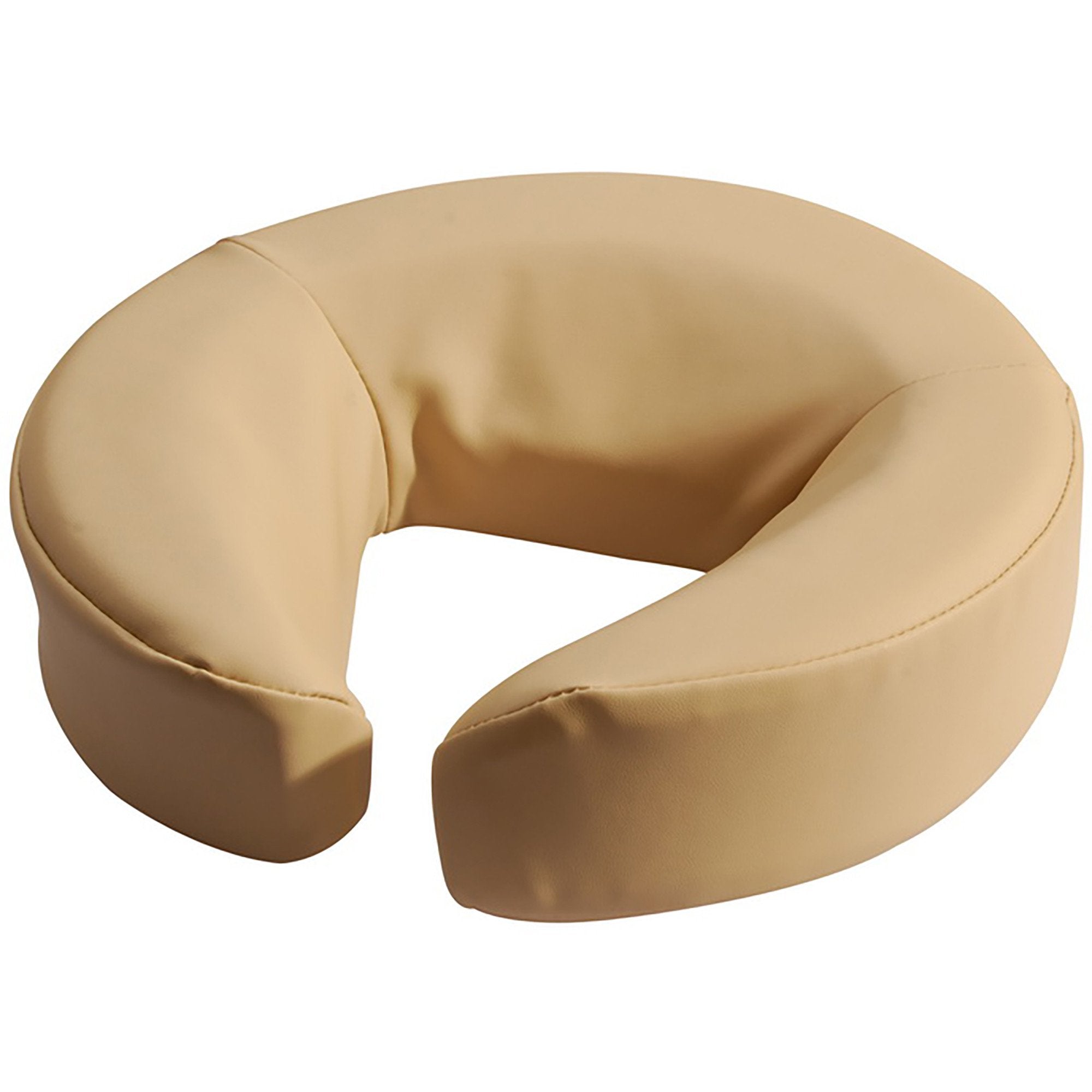 Master Massage hoofdsteunkussen met neusuitsparing, gezichtskussen voor massagetafel, traagschuim met klittenband - Beige