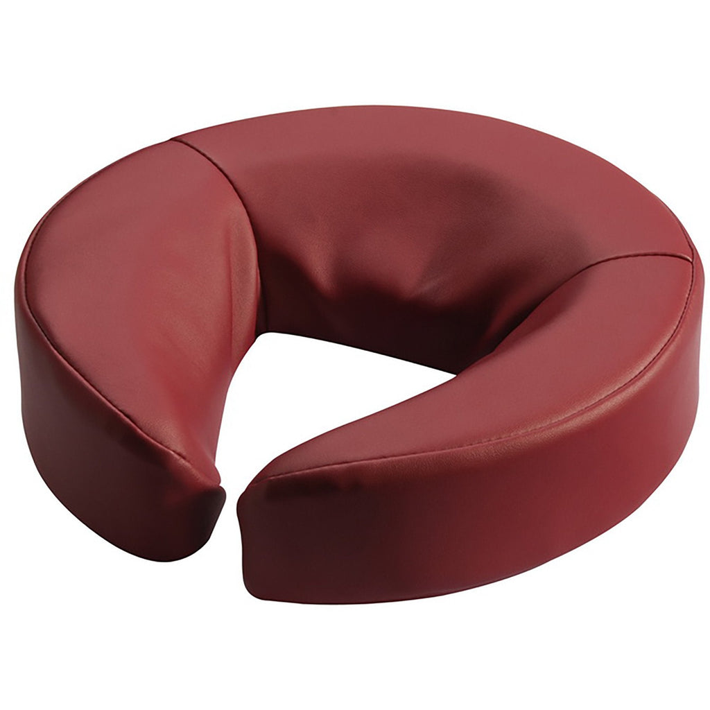 Master Massage hoofdsteunkussen voor massagetafel massageaccessoires massagetafelaccessoires gezichtskussen voor hoofdsteun, bordeauxrood