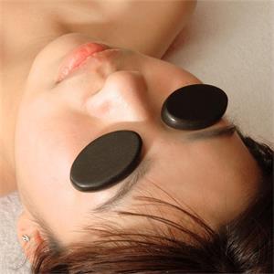 Master Massage basaltsteen voor hotstone-teenmassage, 8-delige set (3.8cm x 2.5cm x 0.8cm)