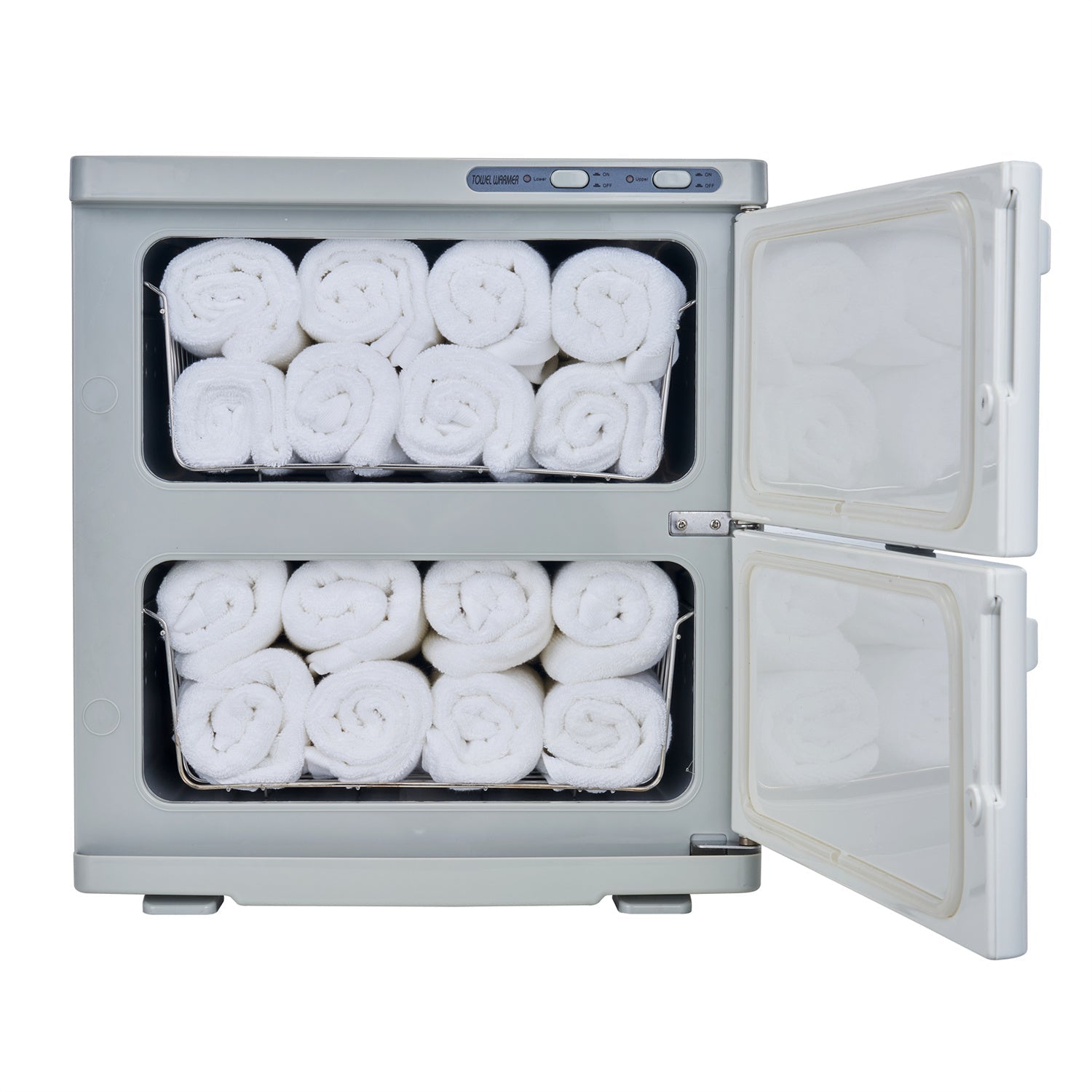 Handdoekwarmer, kompressenwarmer, UV-handdoek, handdoekkast, kapper, barbier, hotelspa, massage, warme handdoek,