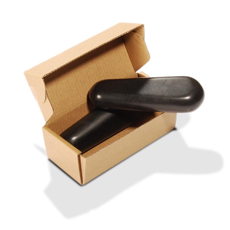 Master Massage driehoekige basaltsteen voor hotstone-massage, drukpunten en triggerpoints-hulpmiddel