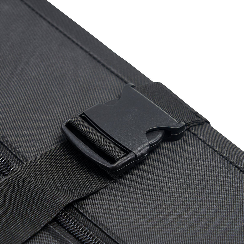 Master Massage transportkoffer met schouderriem & wielen voor massagetafels van 64cm~79cm, nylon, voor nog gemakkelijker transport - zwart