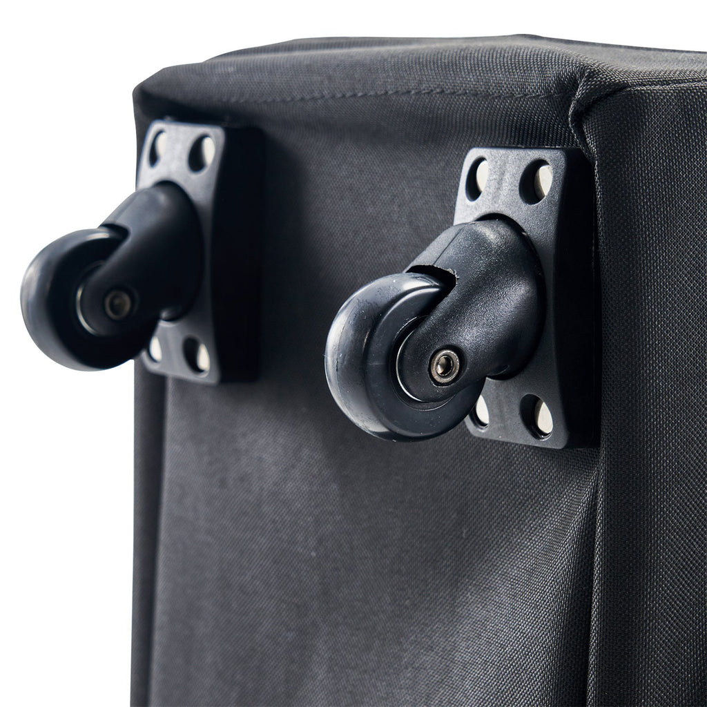 Master Massage transportkoffer met schouderriem & wielen voor massagetafels van 64cm~79cm, nylon, voor nog gemakkelijker transport - zwart