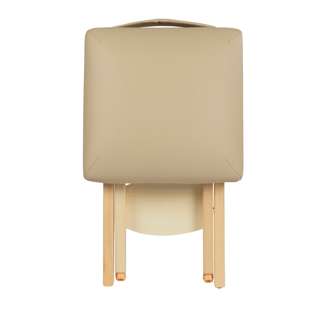 Master Massage werkkruk, opvouwbare kruk, klapstoel voor massagetafel, kruk van Amerikaans merk, crème