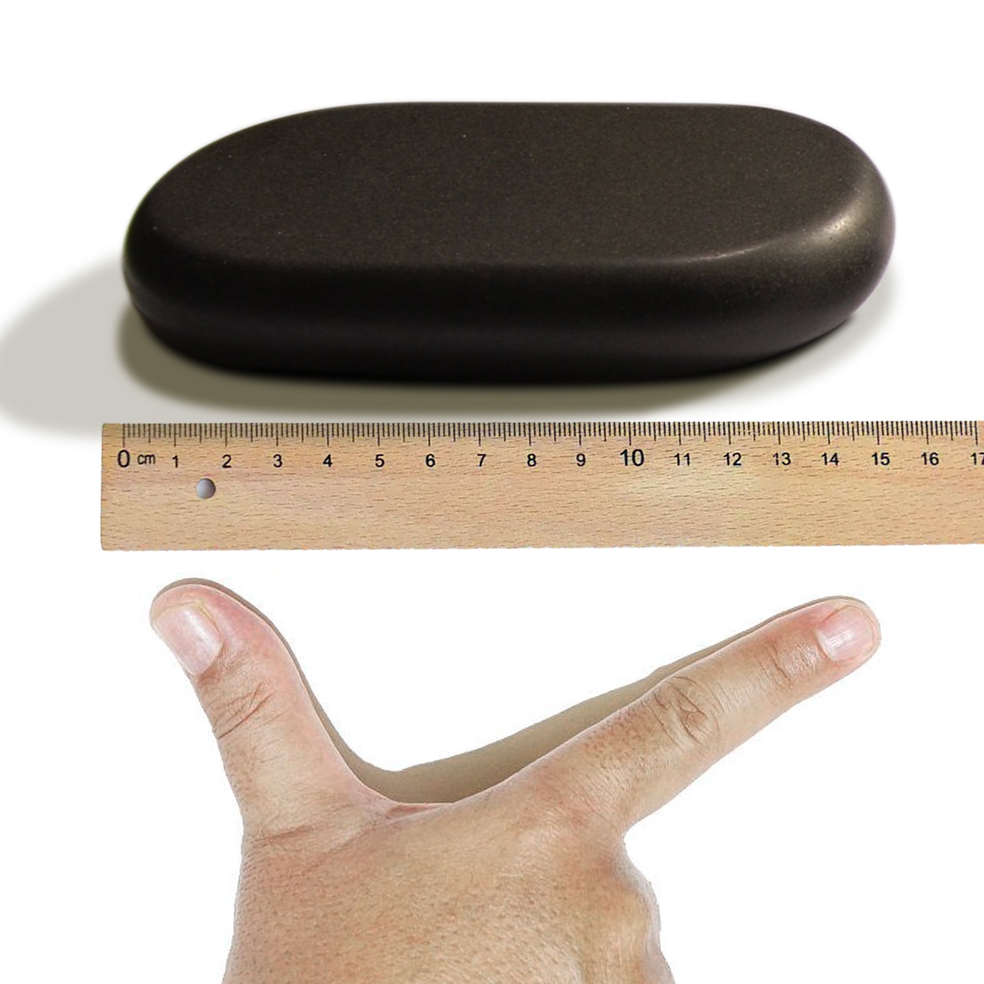 Master Massage Grote ovale basalt hotstone-massagestenen (XXX)