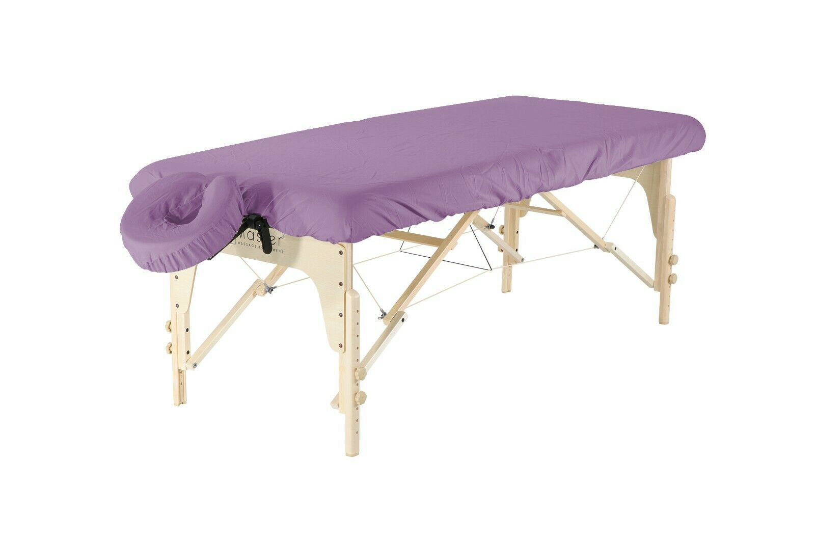 Master Massage Waardigheid & Luxe microvezel hoeslakenset voor massagetafel en hoofdsteun wit